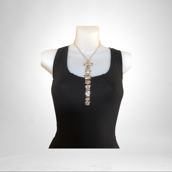 Paula Abdul QVC Simulated Diamond Necklace - Picture 2 of 4